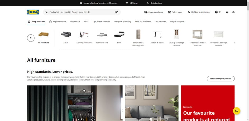 IKEA - important of well-organized layout